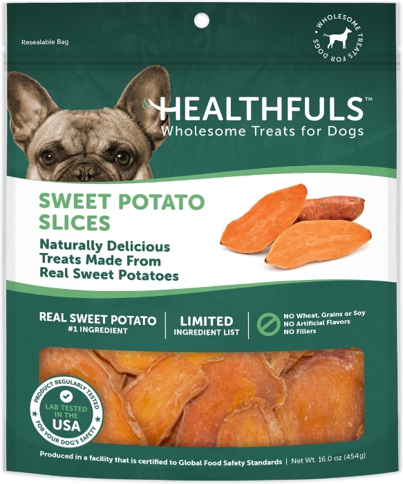 Healthfuls Sweet Potato Slices Dog Treats, 32-oz bundle