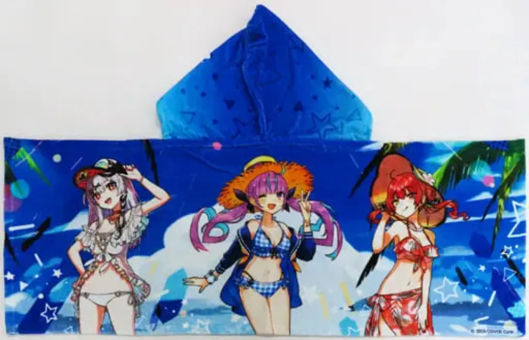 hololive towel beach marine chloe aqua