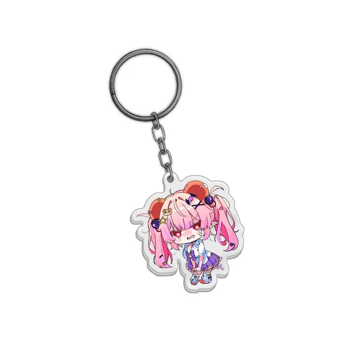 Flustered Dru keychain 4 herself 