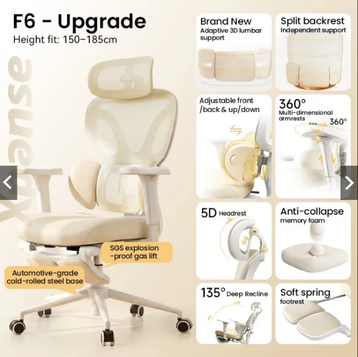 XPANSE F6 Ergonomic Chair (upgrade)