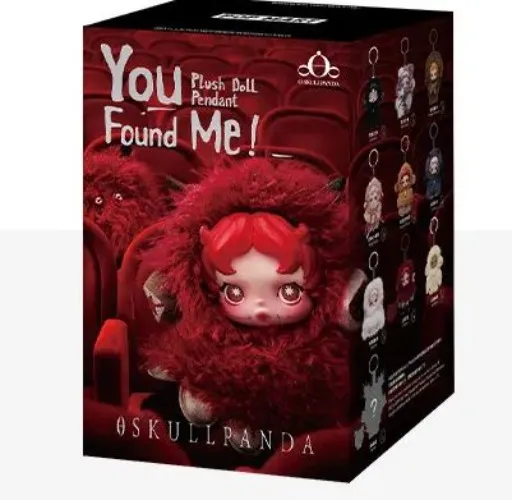 POP NOW:SKULLPANDA You Found Me! Series Plush Doll Pendant - POP MART (United States)