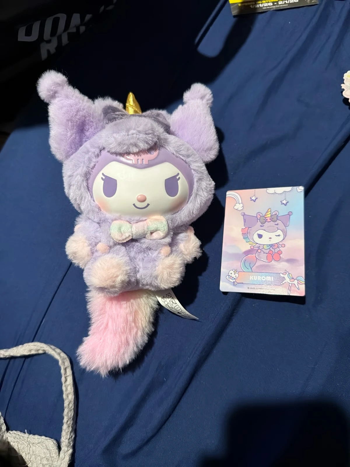 Boîte aveugle en peluche en vinyle série licorne de rêve véritable, poupées pendentif de sac à dos mignonnes avec porte-clés Surprise, jouets pour filles, cadeau - AliExpress 26