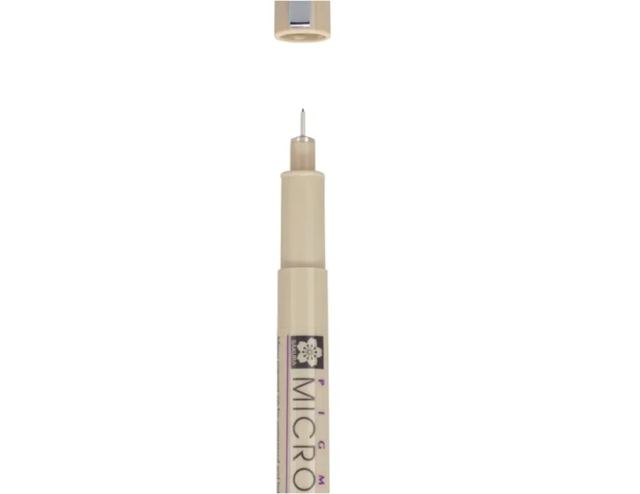 SAKURA Pigma Micron Fineliner Pen - 003 Black - 0.15 mm Archival Waterproof Ink