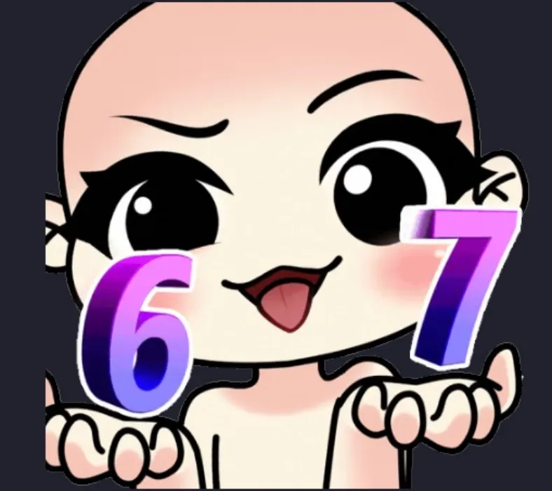 6 7 Emote for Sybil