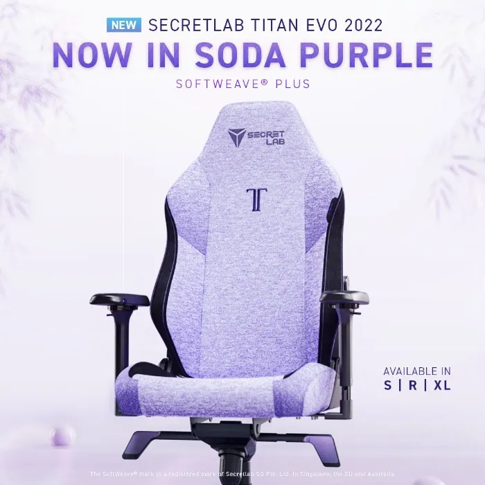 Secretlab TITAN™ Evo | SODA PURPLE