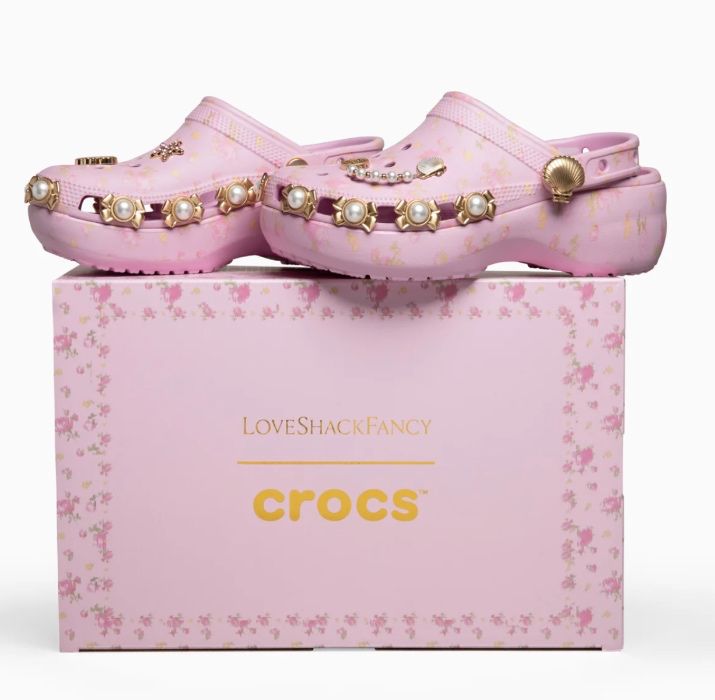 LoveShackFancy X Crocs Classic Platform Clog