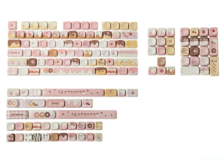 KiiBOOM Dough Fluff Keycap Set