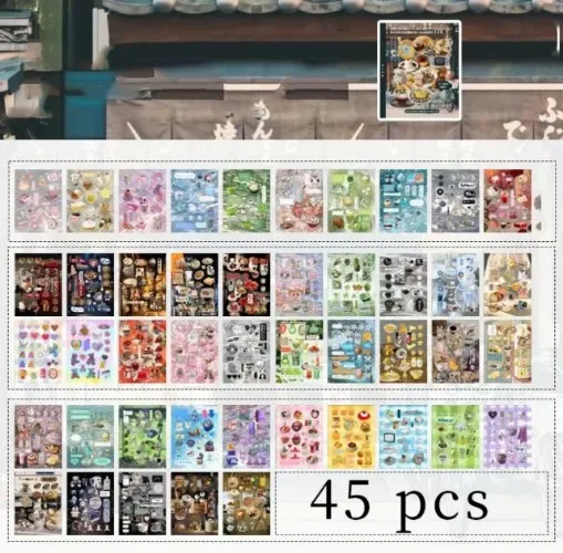 Lotsss of Tikok Shop Stickers (45 pages x4)