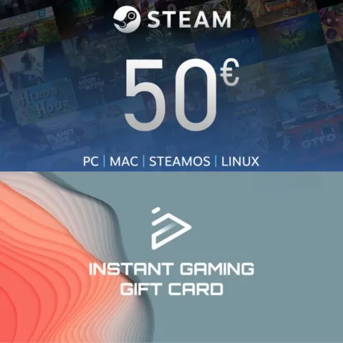 Steam/Instant Gaming - Gift Card - 50€