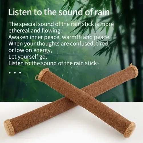 ASMR - bambus z realistycznym dźwiękiem deszczu