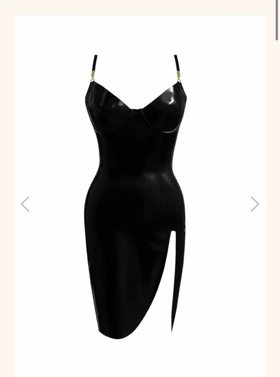 CL latex dress