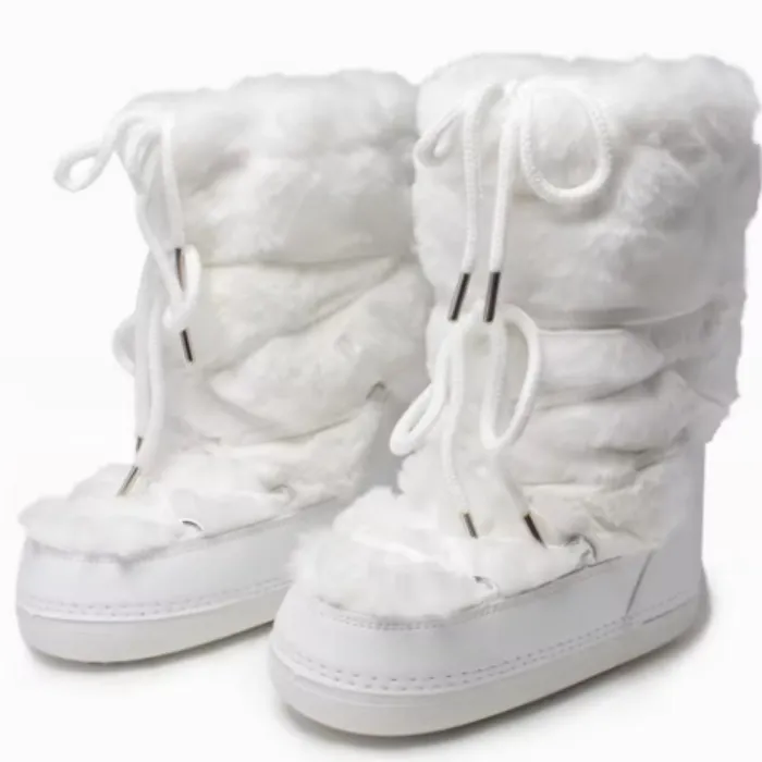 ʚ White Winter Boots ɞ