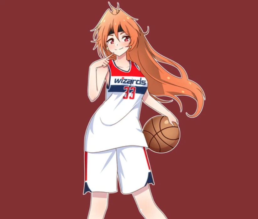 Chip in a Professional Sports Uniform Art