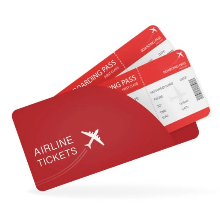 Christmas Flight Ticket 