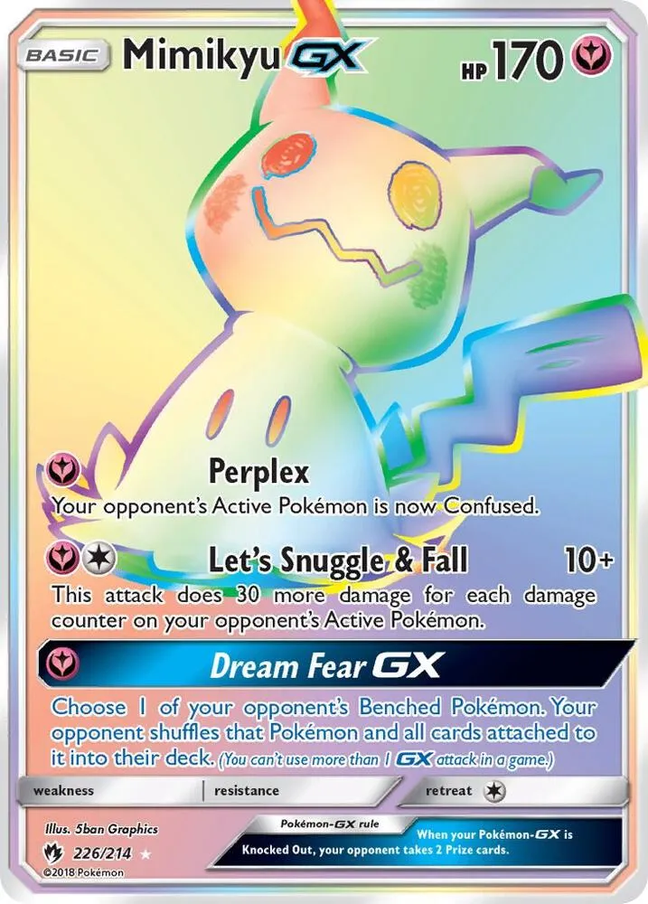 Mimikyu GX (Secret) - SM - Lost Thunder (SM8)