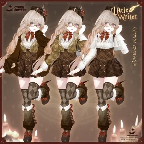 VRC Outfit academic librarian uniform