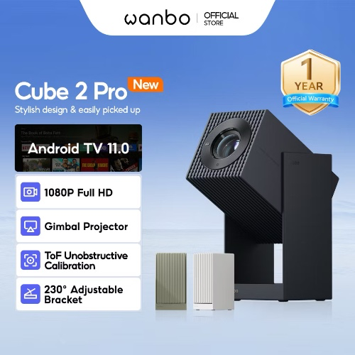 Wanbo Cube 2 Pro Gimbal Projector 