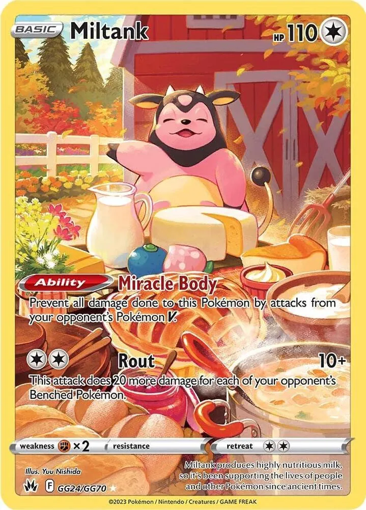 Miltank pokemon card