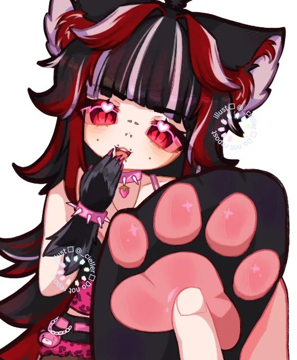 STRAWBZ PAWS ART