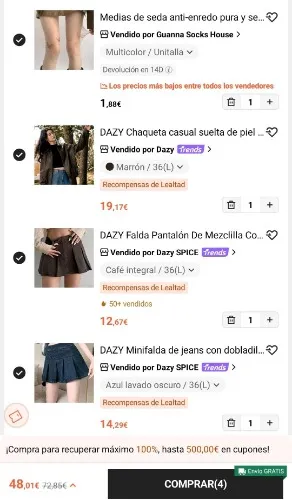 SHEIN de otoño 🧸 Falditas, chaqueta, medias...