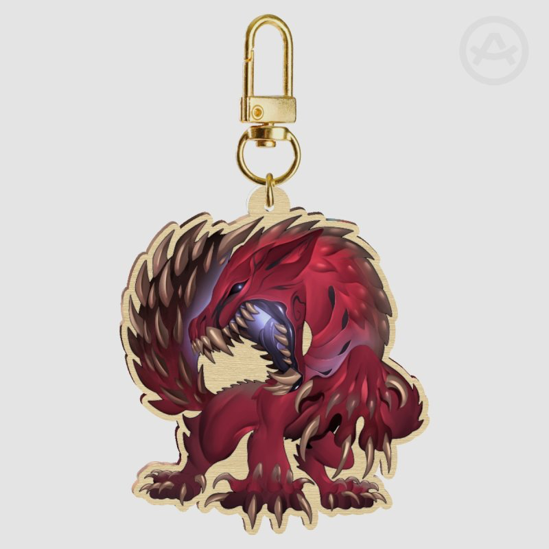 Wood Keychain | MH - Odogaron by Kaijjuuu - ACGGOODS