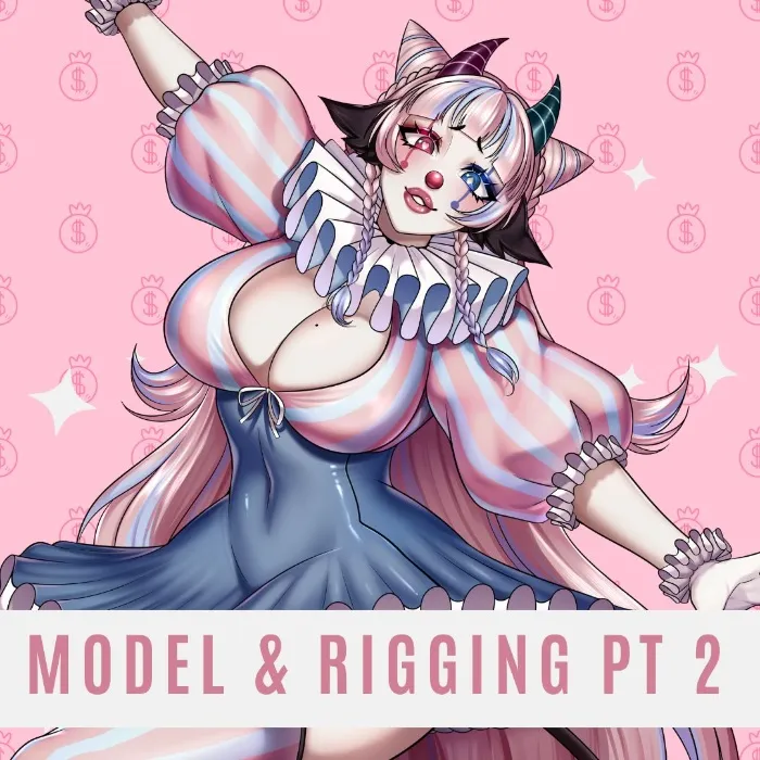 Clown Mummy - Model & Rigging Pt. 2