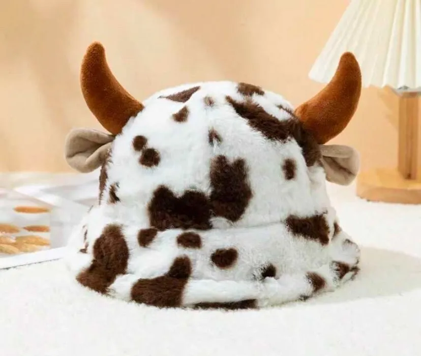 gorro chistoso de vaquita