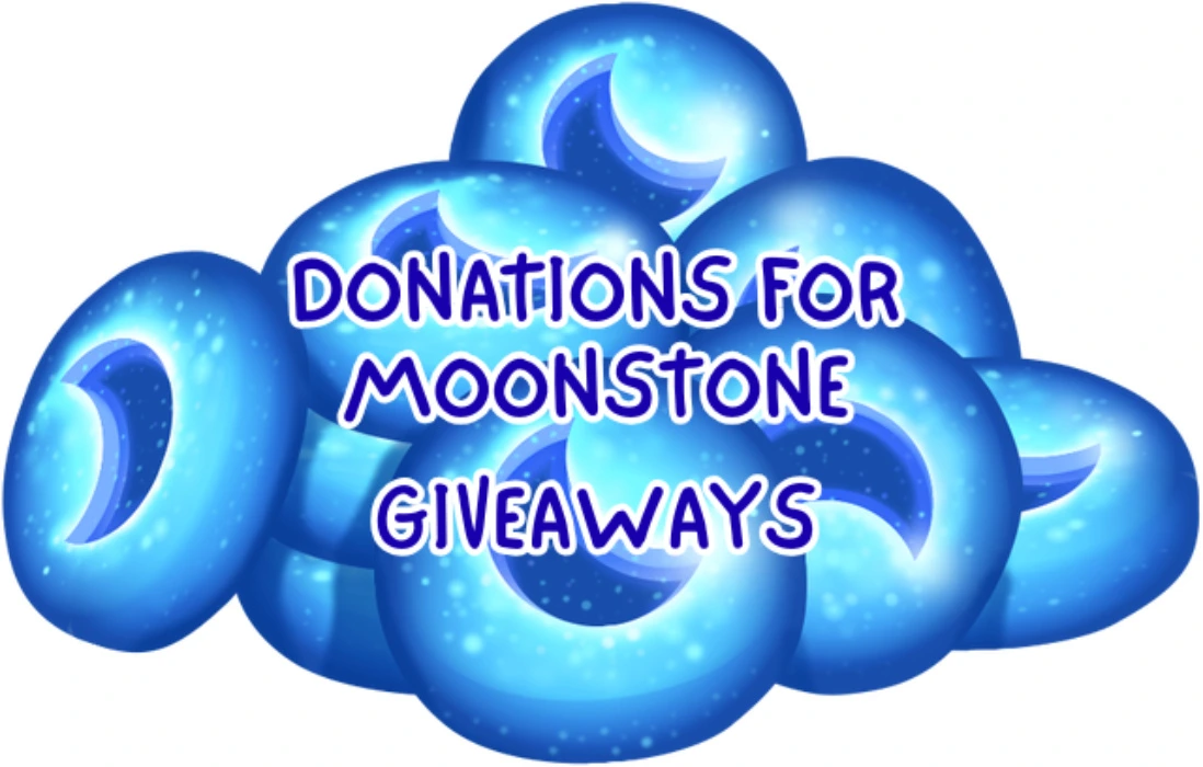Moonstone Giveaway Donations