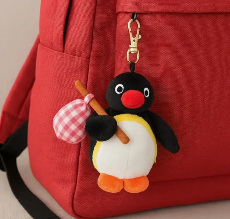 Pingu Bag Standing Doll Bag Hook