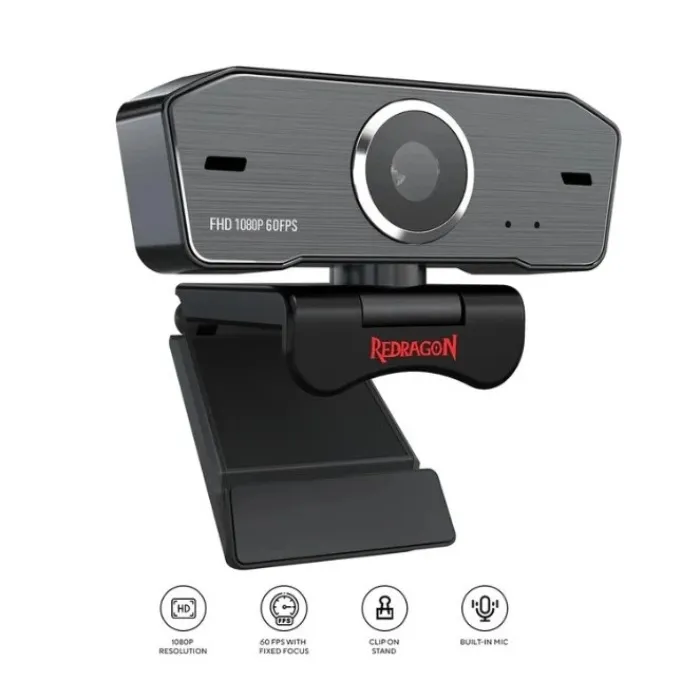 Redragon GW801 Hitman Plus USB Streaming & Gaming Webcam