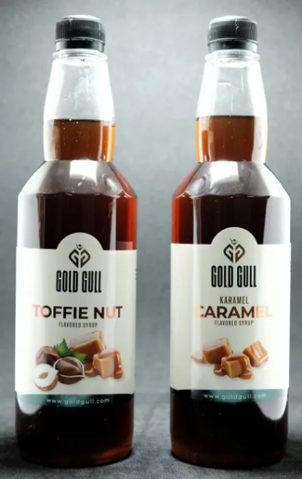 Gold Gull Toffee Nut & Caramel Coffee Syrup 700 mL x 2