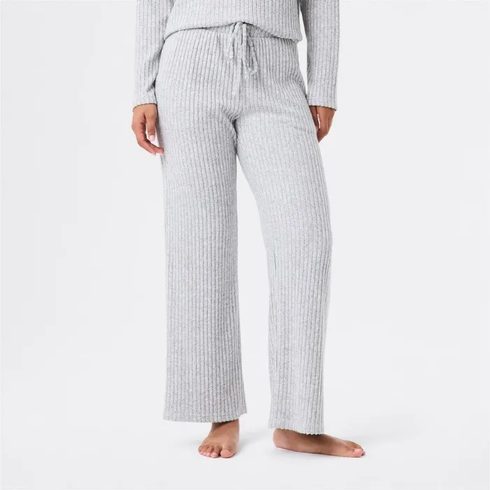 Women's Straight Lounge Pants - Grey Marl
