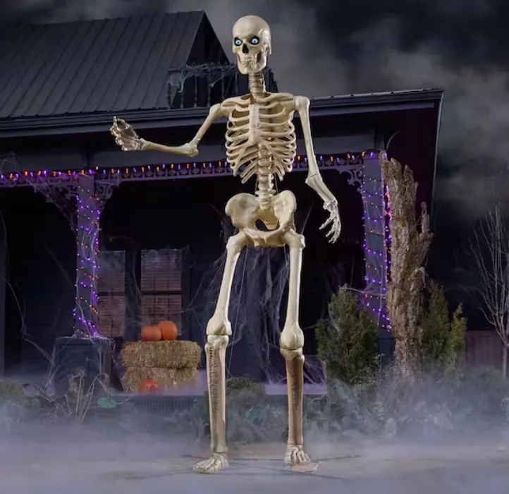 12 FT GIANT SKELLY KING FOR MY YARD UWU
