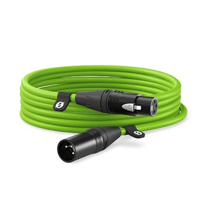 RØDE XLR-6 Premium XLR Cable (6m, Green) - 6M - Green