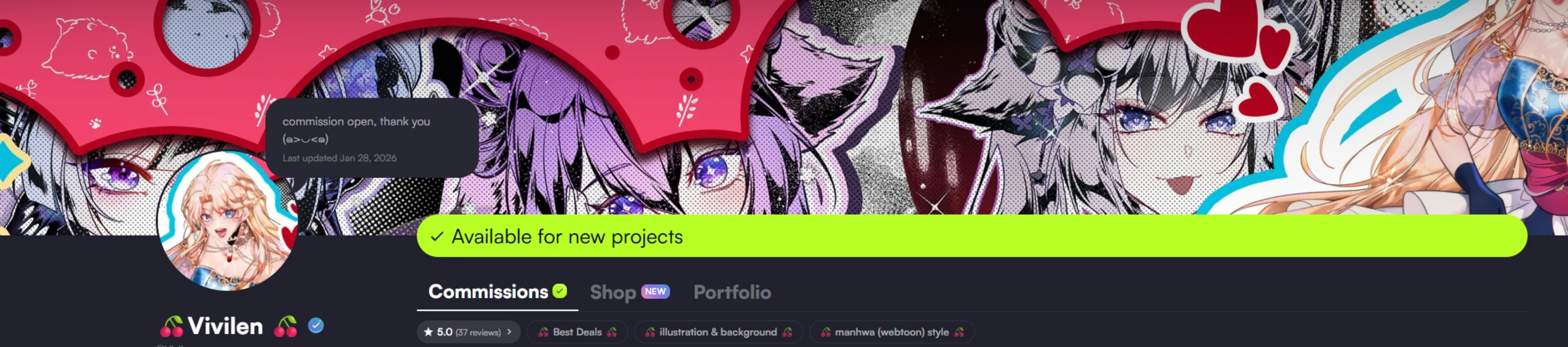 Background Illustration -vtuber, webtoon, manhwa, comic