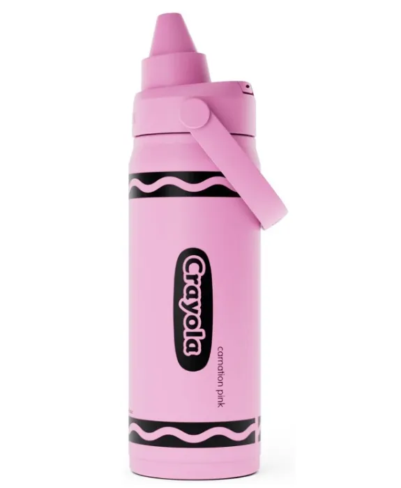 CamelBak Crayola Chug Stainless Steel Water Bottle Carnation Pink, 16oz