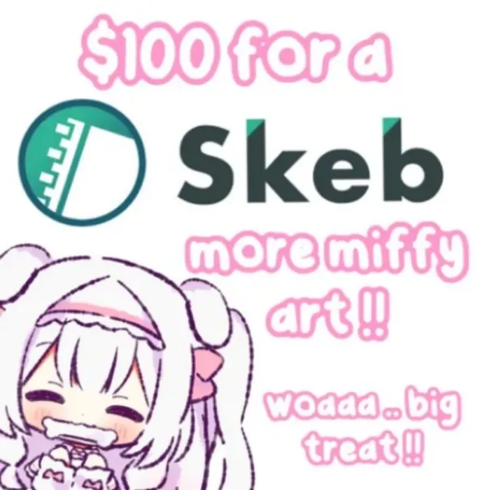 $100 miffy skeb