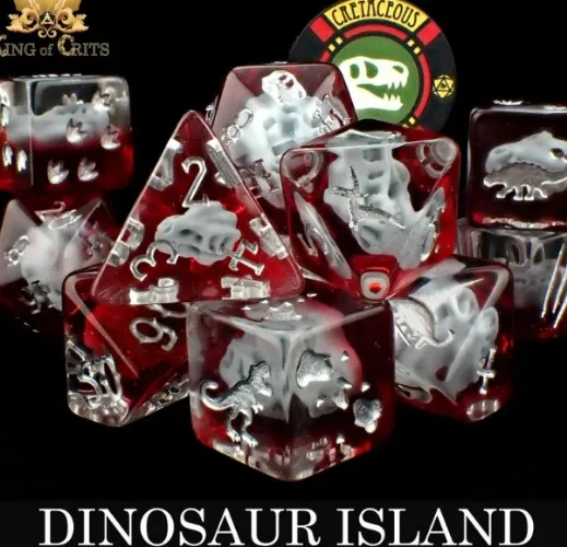 Dinosaur Island Dice Set