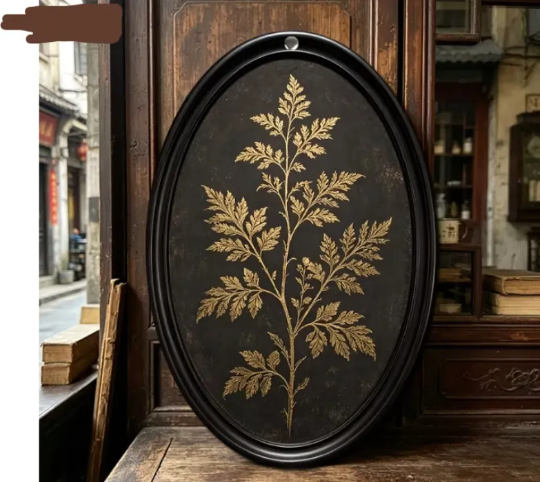 Black gothic painting + Frame