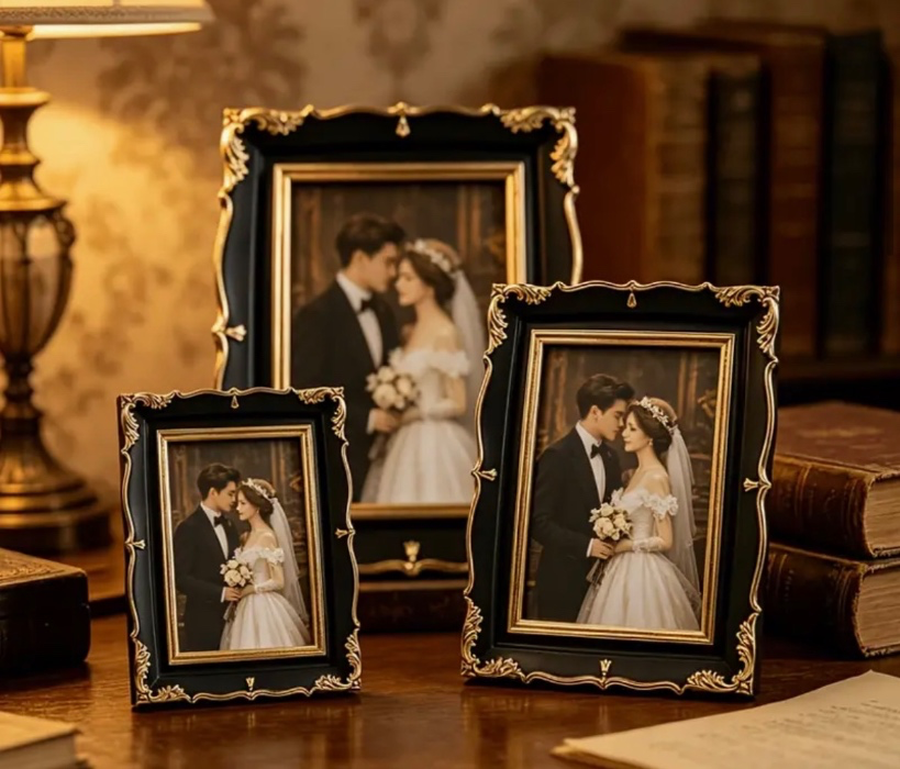 2pc   Baroque photo frame 