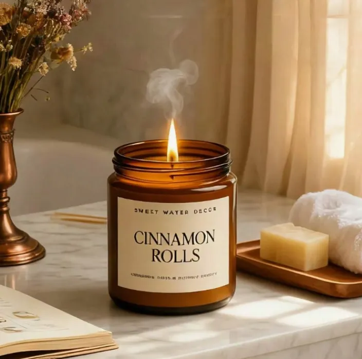  Autumn Scented Candle CinamonRolls L