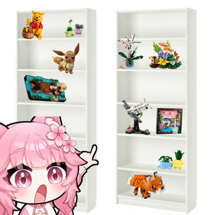 Shelving display for Kit's Lego 