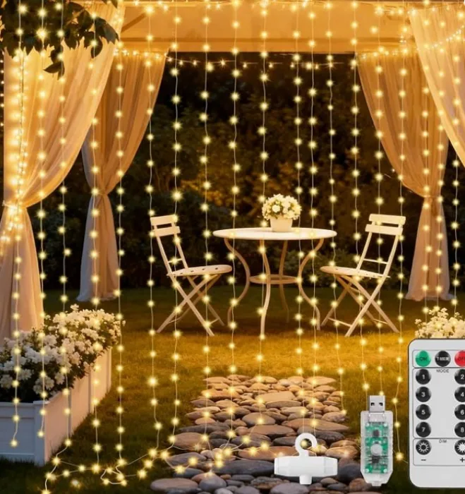 Curtain String Lights 💡🌟