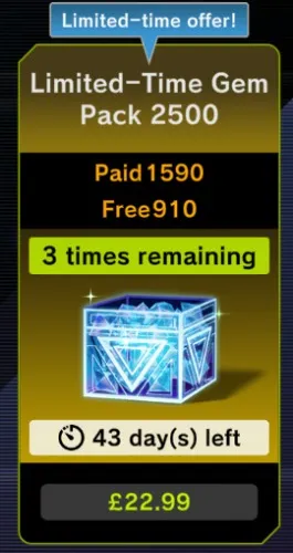 Yu-Gi-Oh! Master Duel Gem Bundle! 2500 gems!