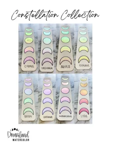 Dreamland Watercolor: Constellation Collection Half Pan
