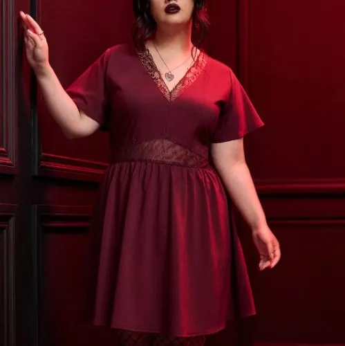 Nightfall Babydoll Mini Dress