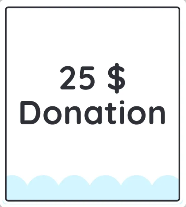 25$ Donation