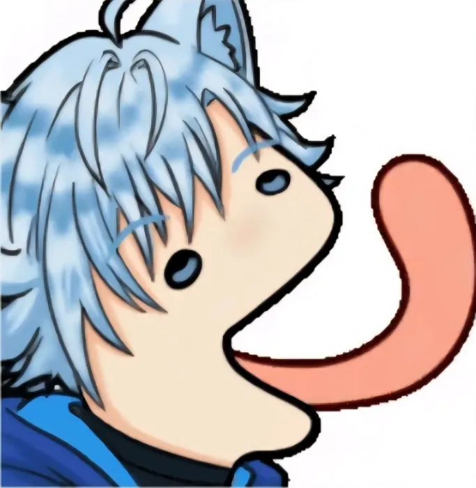 Animated licky emote