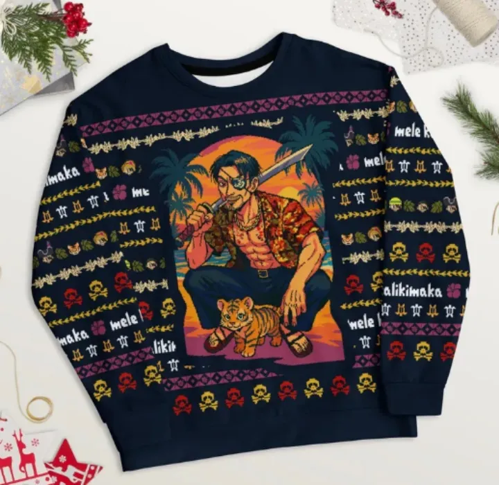 Majima ugly Christmas jumper