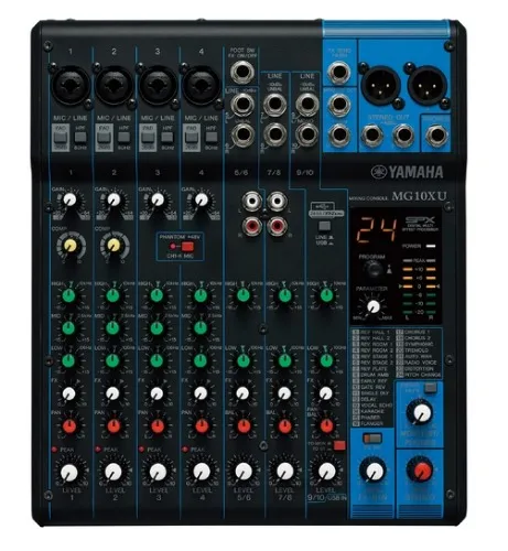 Yamaha MG10XU (& cables)